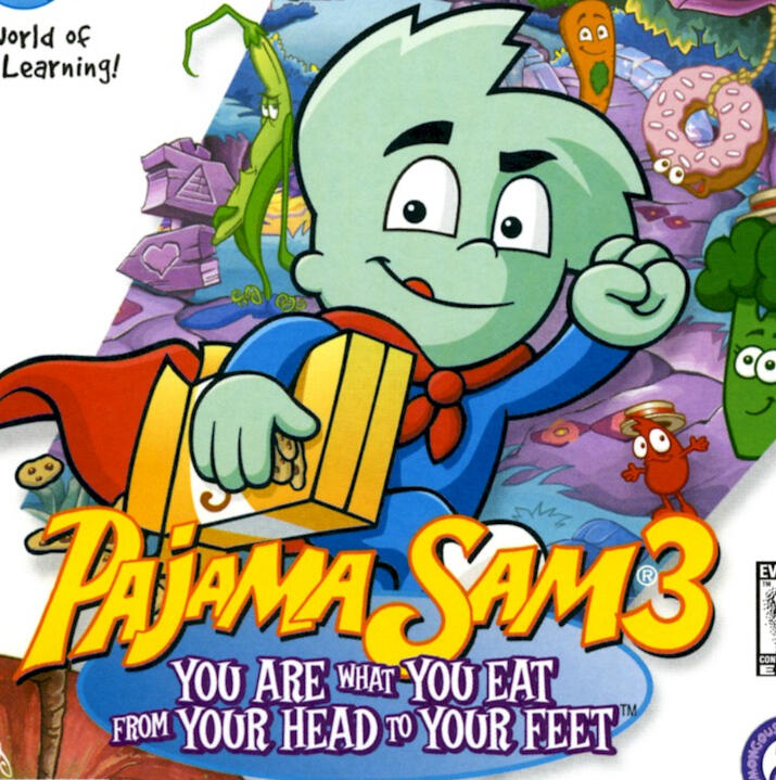 pajama sam 3: you are what you eat from your head to your feet